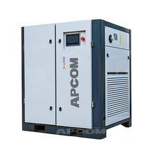 APCOM low noise aircompressor 22kw 30hp VSD rotary screw air compressor compressor 22 kw air end as atlascopco air-compressor